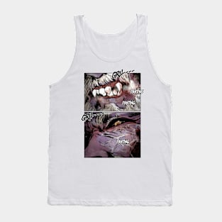 Thriller Comic: Zombie Face Tank Top